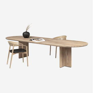 T-Rox Tisch BC 17 - Esstisch - Janua - L180 x T90cm - OVAL: Eiche natur geölt