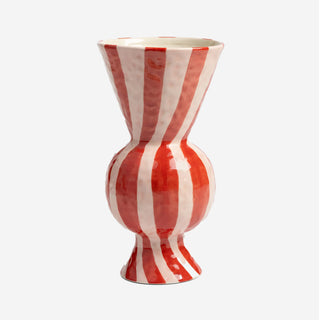 Rombic Rot Vase - Vase - &K - Rot -