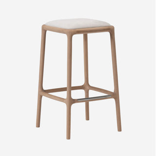 NF-BS01 Barhocker - Barhocker - Karimoku Case - Eiche natur | Stoff: Maple 102 -
