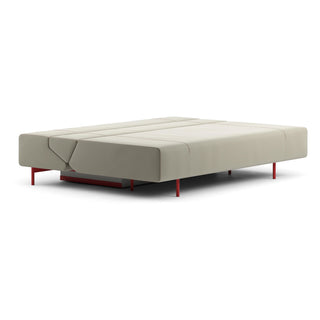 Pil-low Schlafsofa - Schlafsofa - Prostoria - Divina 224 / Gestell: Rot -