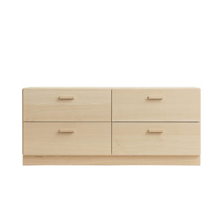 Relief Sideboard - kommode - String Furniture - Ash - Sockel