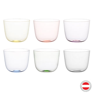 Alpha Wasserbecher - Glas - Lobmeyr - 6er Set bunt -