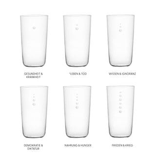 Now is better - No.4 Bierbecher - Glas - Lobmeyr - Bierbecher - Now is Better SET -