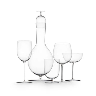 Wiener Gemischter Satz Trinkservice No.280 - Glas - Lobmeyr - Set (6x von jeder Glasvariante + 1x Weinflasche inkl. Stöpsel) -