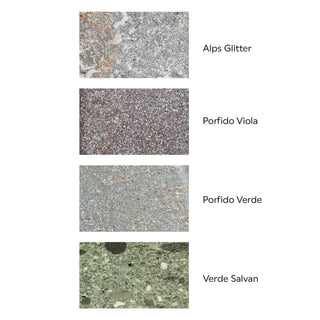 Janua Outdoor Tisch | BC 07 Basket Stein - Outdoor Tisch - Janua - L180 x T100cm - Alps Glitter (Granit)