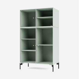 Ripple III Vitrine Selection - Vitrine - Montana Furniture - Snow - Schwarz