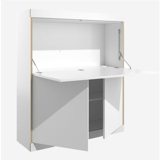 Flai Sekretär - Sekretaer - Müller Small Living - Weiß - Kompakt