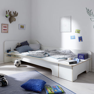 Plane Bett - Bett - Müller Small Living - 90 - ohne Bettkasten - links