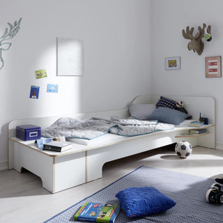 Plane Bett - Bett - Müller Small Living - 90 - ohne Bettkasten - links