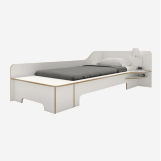 Plane Bett - Bett - Müller Small Living - 90 - ohne Bettkasten - links