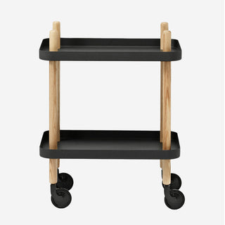 Normann Copenhagen Barwagen | Block eckig - Barwagen - Normann Copenhagen - Esche / Weiß -