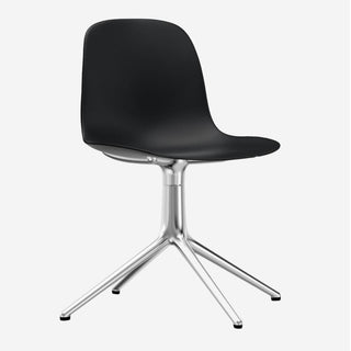 Normann Copenhagen Drehstuhl | Form Drehstuhl 4L - Stuhl - Normann Copenhagen - Schwarz - Alu