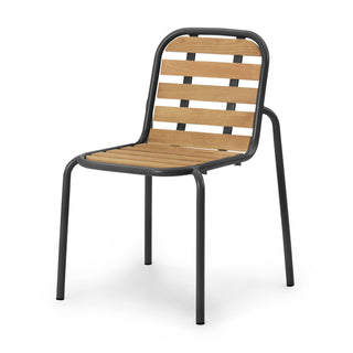 Normann Copenhagen Gartenstuhl | Vig Holz - Outdoor Stuhl - Normann Copenhagen - ohne Armlehnen - Black