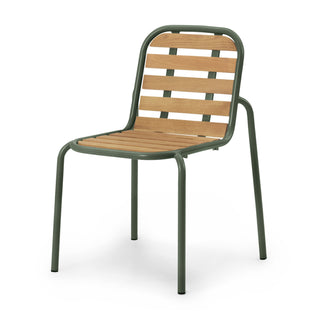 Normann Copenhagen Gartenstuhl | Vig Holz - Outdoor Stuhl - Normann Copenhagen - ohne Armlehnen - Dark Green