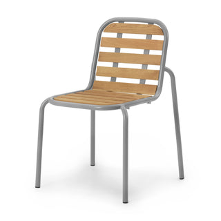 Normann Copenhagen Gartenstuhl | Vig Holz - Outdoor Stuhl - Normann Copenhagen - ohne Armlehnen - Grey