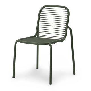 Normann Copenhagen Gartenstuhl | Vig - Outdoor Stuhl - Normann Copenhagen - ohne Armlehnen - Dark Green