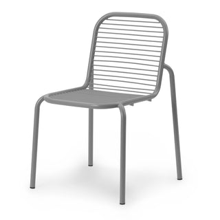 Normann Copenhagen Gartenstuhl | Vig - Outdoor Stuhl - Normann Copenhagen - ohne Armlehnen - Grey