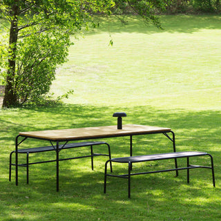 Normann Copenhagen Gartentisch | Vig L - Outdoor Tisch - Normann Copenhagen - Dark Green -