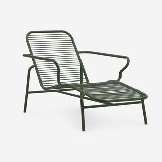 Normann Copenhagen Liegestuhl | Vig - outdoor Sonnenliege - Normann Copenhagen - Black -