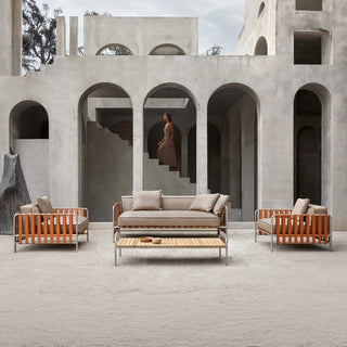 Gandia Blasco Sofa | Onsen 2Sitzer - Outdoor Sofa - Gandia Blasco - Silvertex Sandstone -