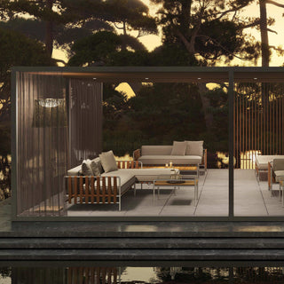 Gandia Blasco Sofa | Onsen 2Sitzer - Outdoor Sofa - Gandia Blasco - Silvertex Sandstone -