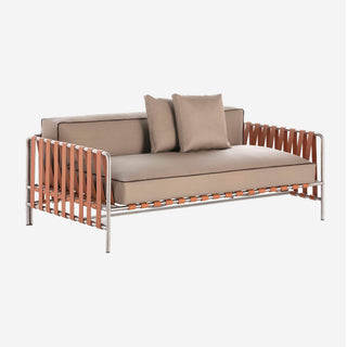 Gandia Blasco Sofa | Onsen 2Sitzer - Outdoor Sofa - Gandia Blasco - Silvertex Sandstone -