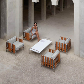 Gandia Blasco Loungesessel | Onsen - Outdoor Sessel - Gandia Blasco - Club Chair - Silvertex Cobre