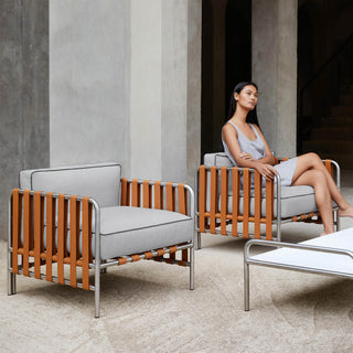 Gandia Blasco Loungesessel | Onsen - Outdoor Sessel - Gandia Blasco - Club Chair - Silvertex Cobre