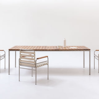 Gandia Blasco Tisch | Onsen - Outdoor Tisch - Gandia Blasco - Edelstahl - Iroko -