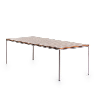 Gandia Blasco Tisch | Onsen - Outdoor Tisch - Gandia Blasco - Edelstahl - Iroko -