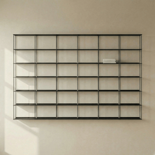 Kriptonite Regal | Krossing - Wandregal - Kriptonite - Schwarz - L200 x H100cm