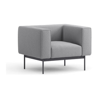 Convert Loungesessel - Loungesessel - Prostoria - Novum Curry / Gestell: Rot -