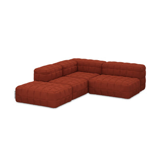Henn Sofa Design - Sofa - Objekte unserer Tage - DESIGN 04 - SIENNA ROT (Steelcut3 0562)
