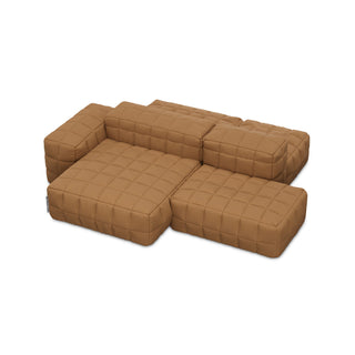 Henn Sofa Design - Sofa - Objekte unserer Tage - DESIGN 05 - COGNAC (Veganes Leder Haku 0351)