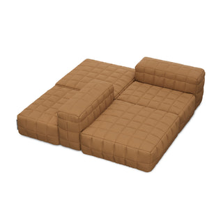 Henn Sofa Design - Sofa - Objekte unserer Tage - DESIGN 06 - COGNAC (Veganes Leder Haku 0351)