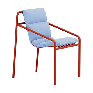 Objekte Unserer Tage Gartenstuhl | Ivy - Outdoor Armlehnstuhl - Objekte unserer Tage - Sienna Rot - mit Kissen