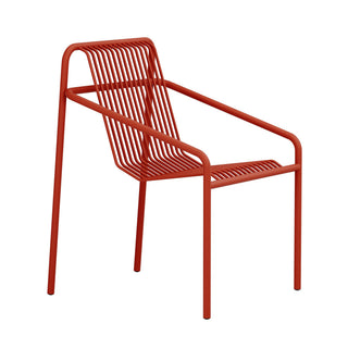 Objekte Unserer Tage Gartenstuhl | Ivy - Outdoor Armlehnstuhl - Objekte unserer Tage - Sienna Rot - ohne Kissen