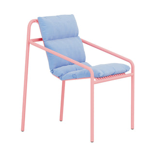 Objekte Unserer Tage Gartenstuhl | Ivy - Outdoor Armlehnstuhl - Objekte unserer Tage - Soft Pink - mit Kissen