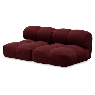 Objekte Unserer Tage Sofa | Sander Modular - Sofa - Objekte unserer Tage - DESIGN 02 (2.5-SITZER) - MARONE (A PERFECT FLOWER COL. 005 BY DEDAR)