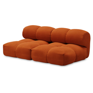 Objekte Unserer Tage Sofa | Sander Modular - Sofa - Objekte unserer Tage - DESIGN 02 (2.5-SITZER) - BERNSTEIN (A PERFECT FLOWER COL. 008 BY DEDAR)