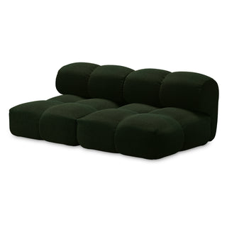 Objekte Unserer Tage Sofa | Sander Modular - Sofa - Objekte unserer Tage - DESIGN 02 (2.5-SITZER) - MOOSGRÜN (HUG ME 032 BY CHIVASSO)