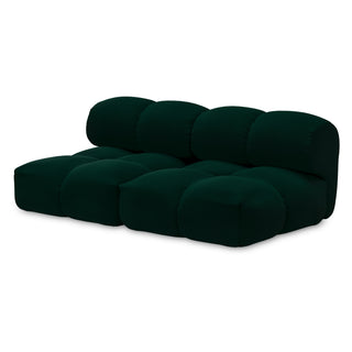 Objekte Unserer Tage Sofa | Sander Modular - Sofa - Objekte unserer Tage - DESIGN 02 (2.5-SITZER) - TANNENGRÜN (VIDAR 4 1062 BY KVADRAT/RAF SIMONS)
