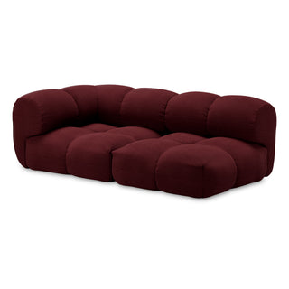 Objekte Unserer Tage Sofa | Sander Modular - Sofa - Objekte unserer Tage - DESIGN 03 LINKS (2.5-SITZER) - MARONE (A PERFECT FLOWER COL. 005 BY DEDAR)
