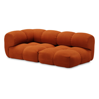 Objekte Unserer Tage Sofa | Sander Modular - Sofa - Objekte unserer Tage - DESIGN 03 LINKS (2.5-SITZER) - BERNSTEIN (A PERFECT FLOWER COL. 008 BY DEDAR)