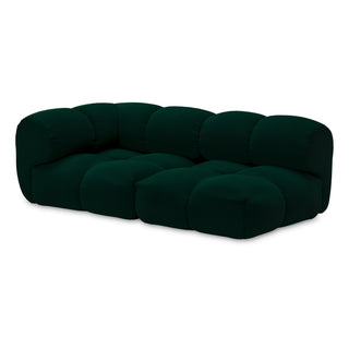Objekte Unserer Tage Sofa | Sander Modular - Sofa - Objekte unserer Tage - DESIGN 03 LINKS (2.5-SITZER) - TANNENGRÜN (VIDAR 4 1062 BY KVADRAT/RAF SIMONS)