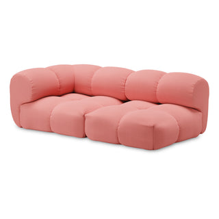 Objekte Unserer Tage Sofa | Sander Modular - Sofa - Objekte unserer Tage - DESIGN 03 LINKS (2.5-SITZER) - ROSA (VIDAR 4 622 BY KVADRAT/RAF SIMONS)