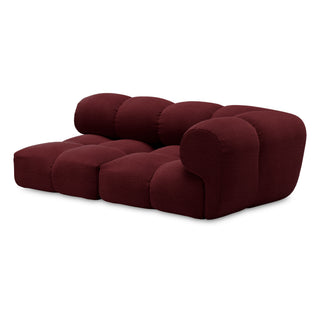 Objekte Unserer Tage Sofa | Sander Modular - Sofa - Objekte unserer Tage - DESIGN 03 RECHTS (2.5-SITZER) - MARONE (A PERFECT FLOWER COL. 005 BY DEDAR)