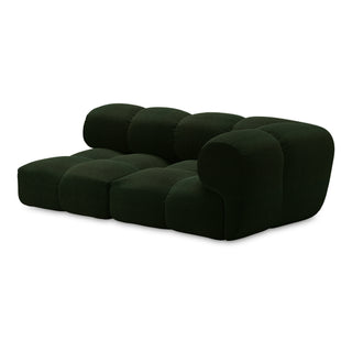 Objekte Unserer Tage Sofa | Sander Modular - Sofa - Objekte unserer Tage - DESIGN 03 RECHTS (2.5-SITZER) - MOOSGRÜN (HUG ME 032 BY CHIVASSO)