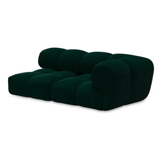 Objekte Unserer Tage Sofa | Sander Modular - Sofa - Objekte unserer Tage - DESIGN 03 RECHTS (2.5-SITZER) - TANNENGRÜN (VIDAR 4 1062 BY KVADRAT/RAF SIMONS)