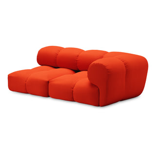 Objekte Unserer Tage Sofa | Sander Modular - Sofa - Objekte unserer Tage - DESIGN 03 RECHTS (2.5-SITZER) - REINORANGE (VIDAR 4 0542 BY KVADRAT/RAF SIMONS)